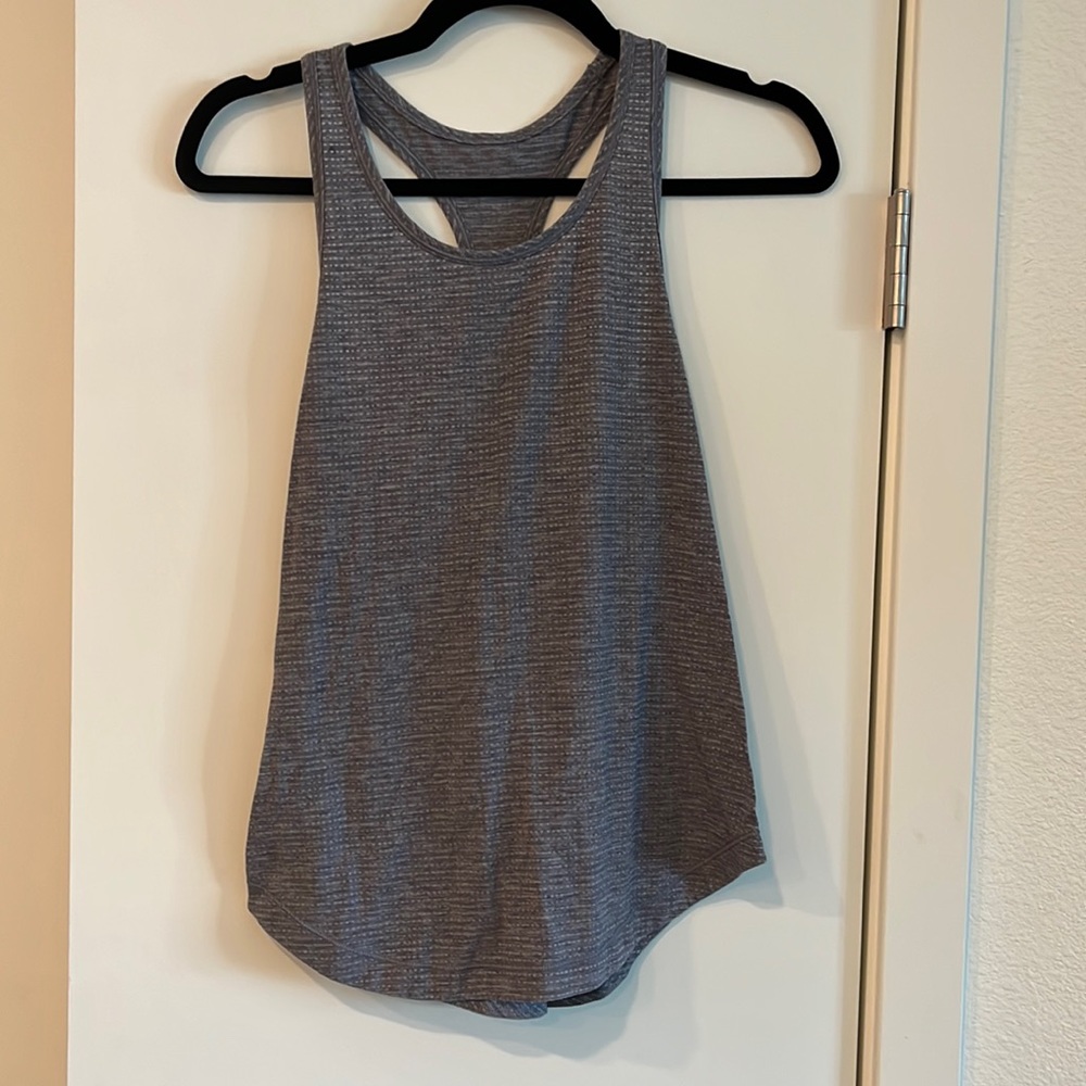 Lululemon Racerback Tank in gray